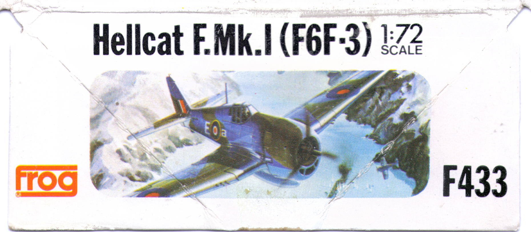 Схема окраски и маркировки FROG F245F Grumman F6F-3 Hellcat F.Mk.1, Red Series, Rovex Model&Hobbies, 1974
